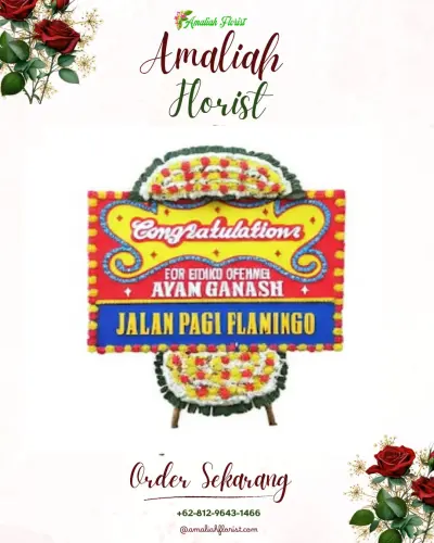 Bunga Papan Congratulation di Kemuning